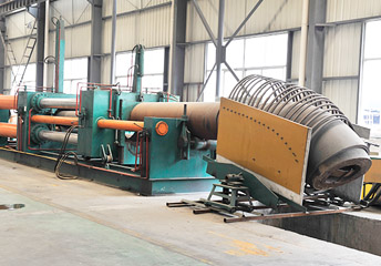 DN1050中频弯头推制机